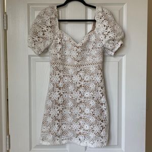 LUSH White Mini Dress